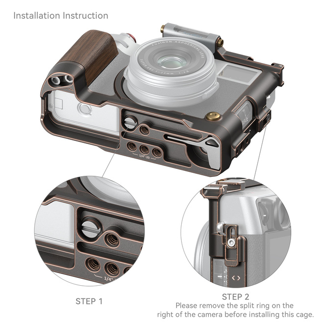 FEELWORLD<br/>SMALLRIG 4557 CAGE RETRO POUR X100VI