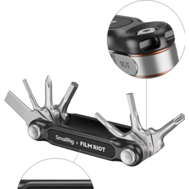 FEELWORLD<br/>SMALLRIG 4811 x FILM RIOT MULTI 7 EN 1