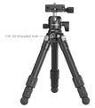 FEELWORLD<br/>SMALLRIG 5026 TREPIED POCKET CARBONNE