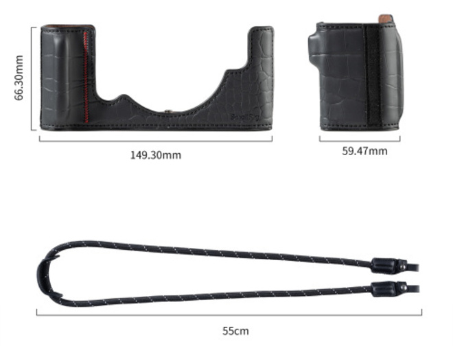 SMALLRIG<br/>5095 - ETUI CUIR NOIR POUR ZF