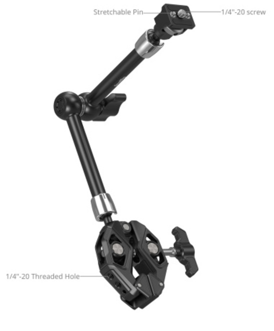 SMALLRIG<br/>5312 - BRAS MAGIQUE AVEC PINCE CRABE