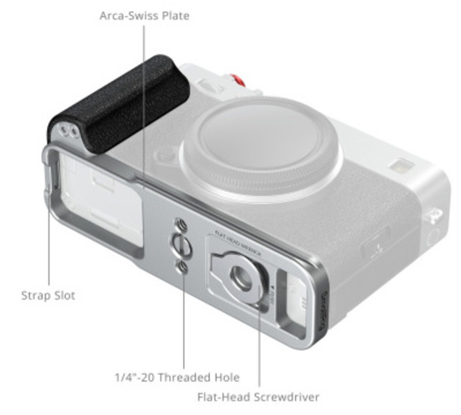 FEELWORLD<br/>SMALLRIG 5447 PLAQUE L SILVER POUR X-E5
