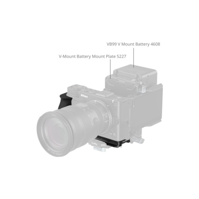 SMALLRIG<br/>5466 - PLAQUE L AVEC POIGNEE POUR ZR