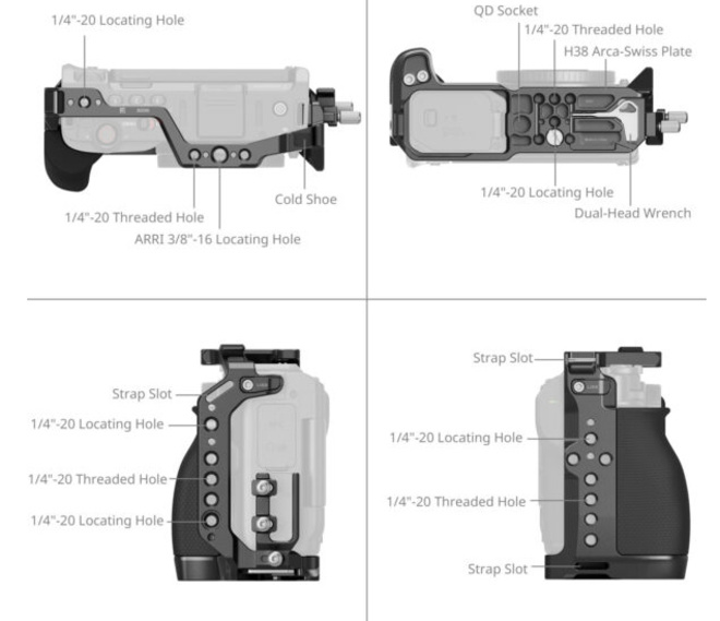 SMALLRIG<br/>5468 - CAGE KIT AVANCE POUR NIKON ZR