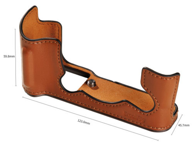 SMALLRIG<br/>5670 - DEMI ETUI CUIR MARRON XT30