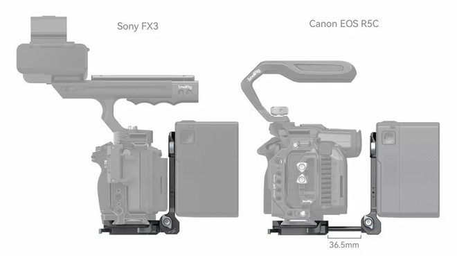 SMALLRIG<br/>4505B - PLAQUE MONTAGE BATTERIE V MOUNT
