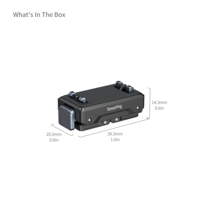 SMALLRIG<br/>5814 - ADAPTATEUR MONTAGE X5/X4/ACE