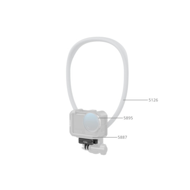 SMALLRIG<br/>5890 - ADAPTATEUR FIXATION PLIABLE 1/4