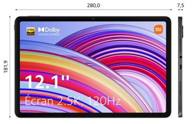 XIAOMI<br/>12,1.6/128.gris graphite.