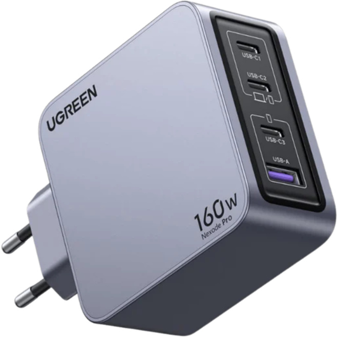 UGREEN<br/>charg sect 160w 4 port gan + cable usb/c