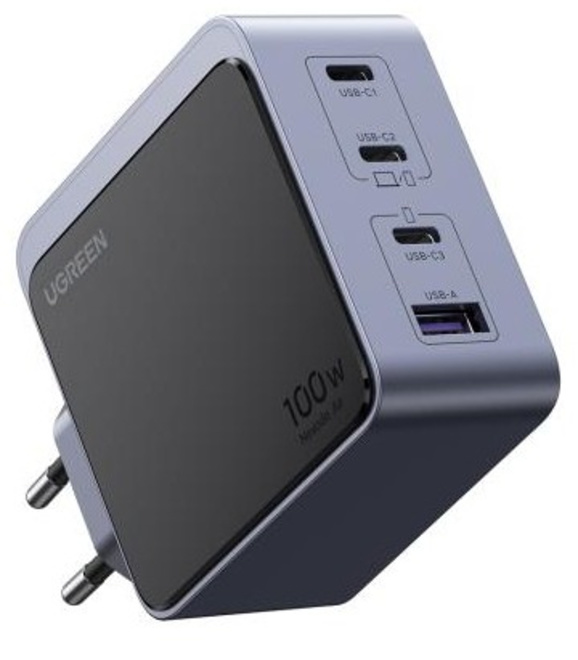 UGREEN<br/>charg sect gan 4 ports 100w gris