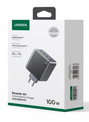 UGREEN<br/>charg sect gan 4 ports 100w gris