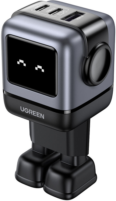 UGREEN<br/>charg sect robot gan 3 ports 65w gris
