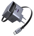 UGREEN<br/>charg sect 45w 2 port + usb/c retractabl