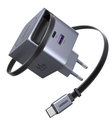 UGREEN<br/>charg sect 65w 2 port + usb/c retractabl
