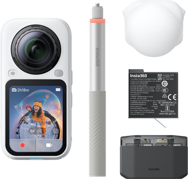 INSTA360<br/>X6 BLANC ESSENTIALS