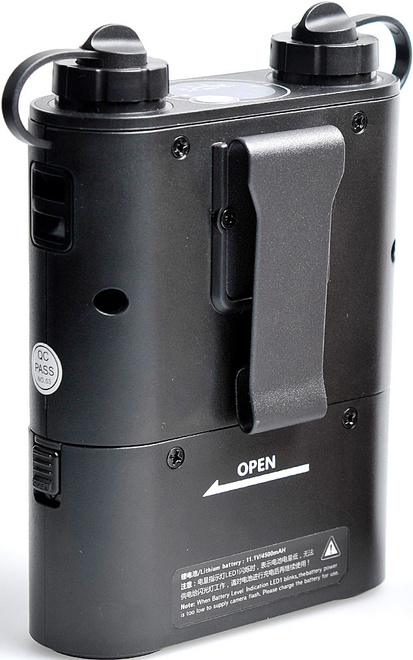 GODOX<br/>ALIMENTATION EXTERNE POUR FLASH SABOT