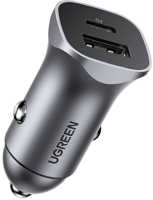 UGREEN<br/>chargeur voiture usb-c + usb-a 30w