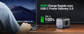 UGREEN<br/>charg multiprise + 2 usb/a + 2 usb/c 65w