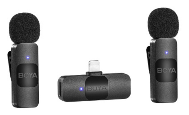 BOYA<br/>BY-V2 V2 MICRO SANS FIL 2TX + 1RX LIGHT