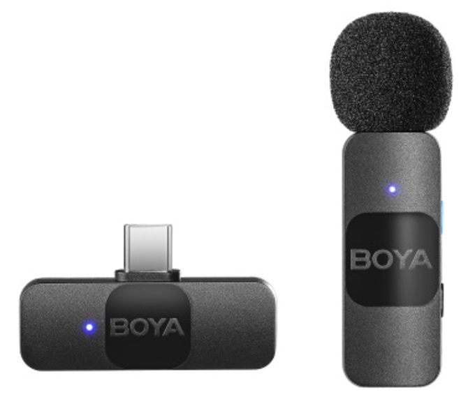 BOYA<br/>BY-V10 V2 MICRO SANS FIL POUR USB-C 1X
