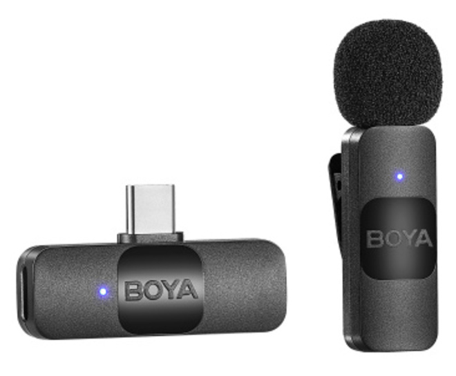 BOYA<br/>BY-V10 V2 MICRO SANS FIL POUR USB-C 1X