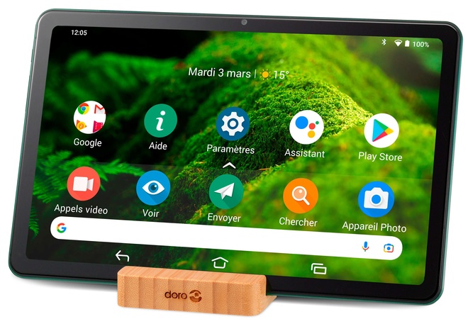 DORO<br/>tablette 10.4 senior verte