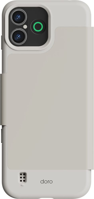 DORO<br/>etui wallet case aurora a30 blanc