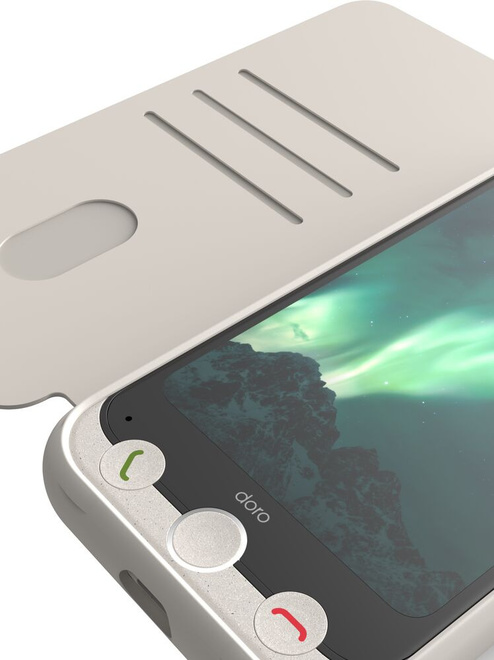 DORO<br/>etui wallet case aurora a30 blanc