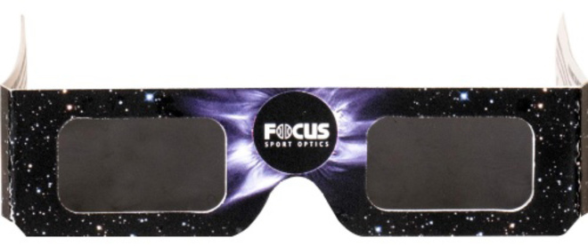 FOCUS SPORT OPTICS<br/>LUNETTES POUR ECLIPSE SOLAIRE X100