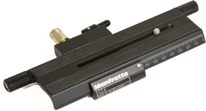 MANFROTTO<br/>plateau micrometrique 454.