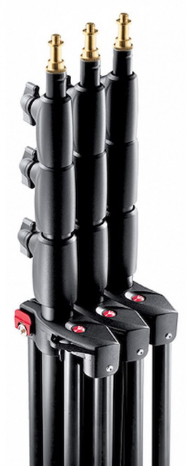 MANFROTTO<br/>KIT 3 TREPIEDS A AIR COMPRIME NOIR