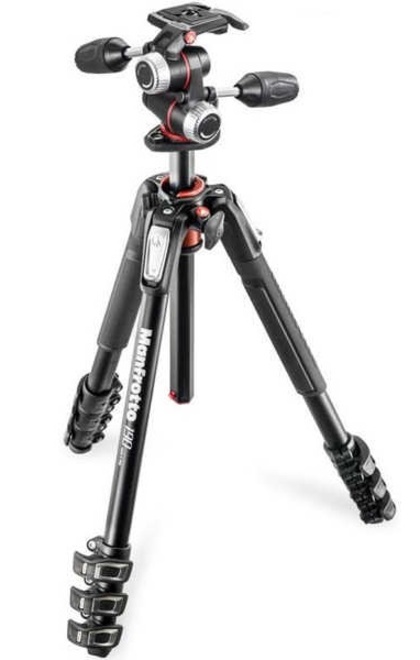 MANFROTTO<br/>TREPIED MK190XPRO4-3W+ROTULE 3D