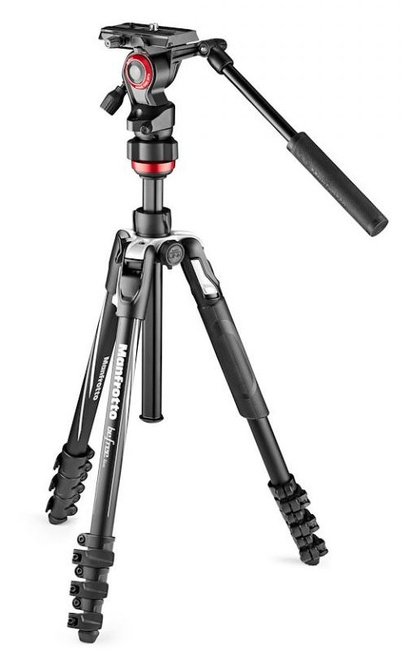 MANFROTTO<br/>TREPIED BEFREE LIVE ALU LEVER-LOCK ZWART