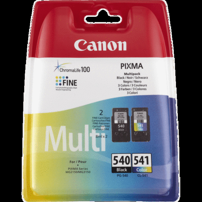 CANON<br/>PACK CART PG540 CL-541 MULTI.