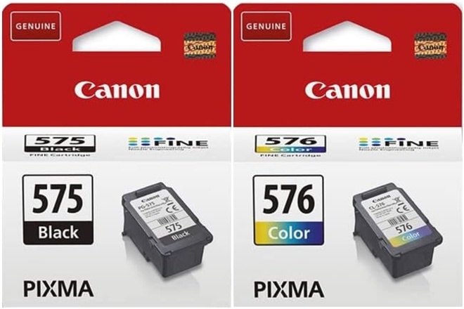 CANON<br/>cart PG575/CL576 x1+pap photo GP501 x10.