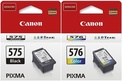 CANON<br/>cart PG575/CL576 x1+pap photo GP501 x10.