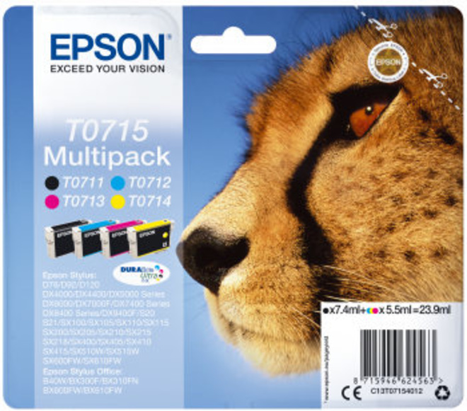 EPSON<br/>multipack T0715 GUEPARD.