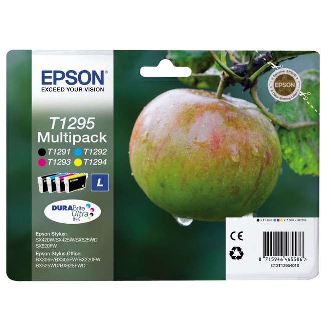 EPSON<br/>multipack T129 Pomme N/C/M.