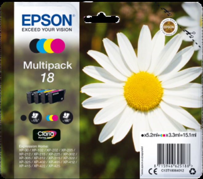 EPSON<br/>multipack 4cart.serie paquerette