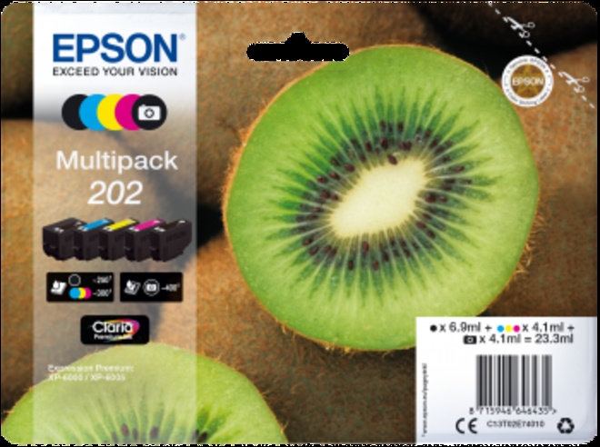 EPSON<br/>PACK 5CART KIWI PR XP 6000.