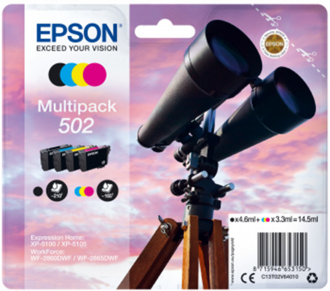 EPSON<br/>pack 4 cart jumelle