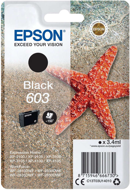 EPSON<br/>cart noire etoile de mer