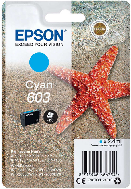 EPSON<br/>cart bleu etoile de mer