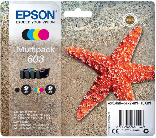 EPSON<br/>PACK 4 CART ETOILE DE MER