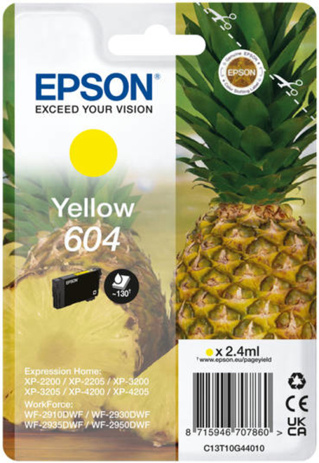 EPSON<br/>ananas yellow 604 blister.
