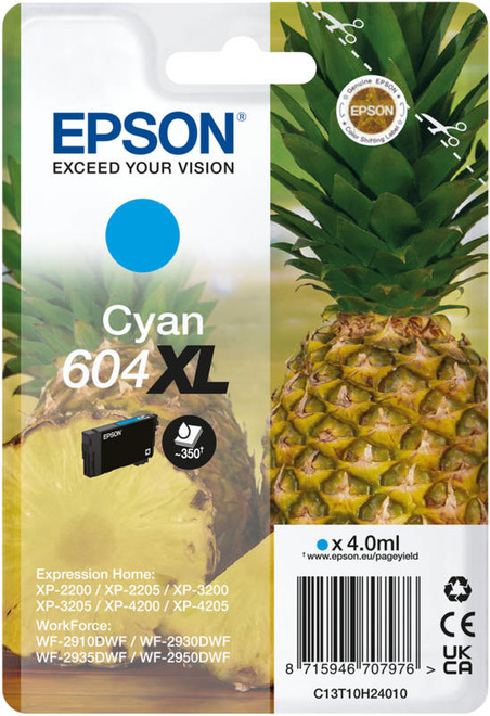 EPSON<br/>ananas cyan 604xl blister.
