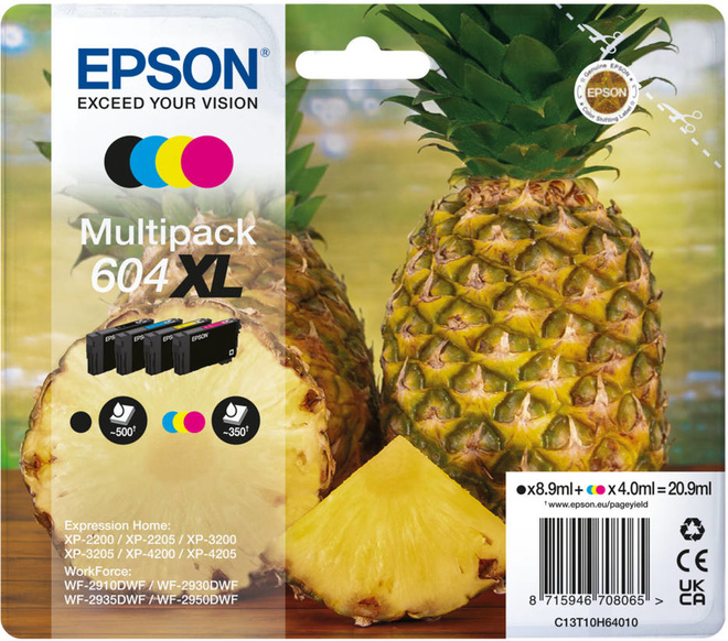 EPSON<br/>ananas multipack 4 colours 604xl blister