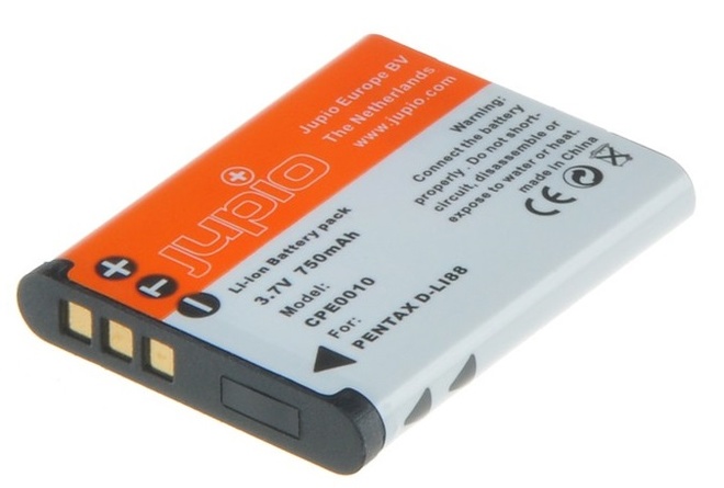 JUPIO<br/>BATTERIE COMPATIBLE PENTAX D-LI88