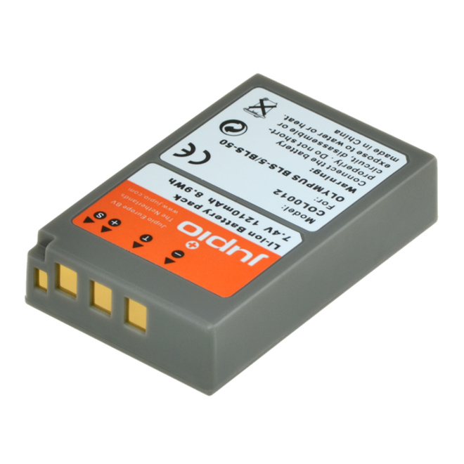 JUPIO<br/>BATTERIE COMPATIBLE OLYMPUS PS-BLS5/50